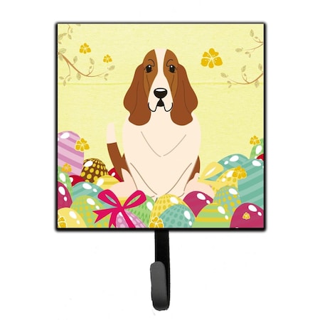Jensendistributionservices Easter Eggs Basset Hound Leash or Key Holder MI1713240
